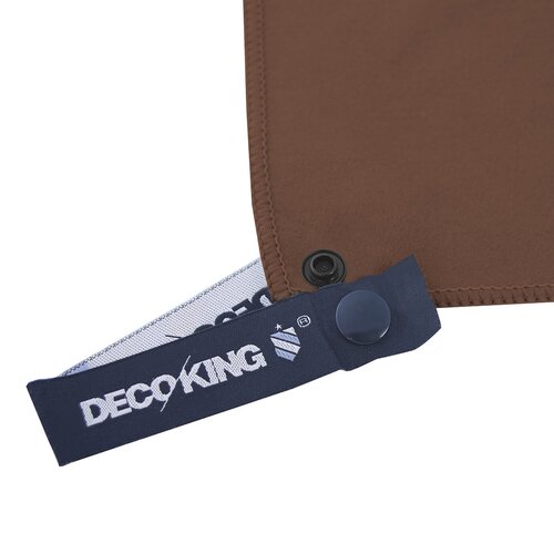 DecoKing Fitness Ręcznik Ekea brązowy, 40 x 80 cm