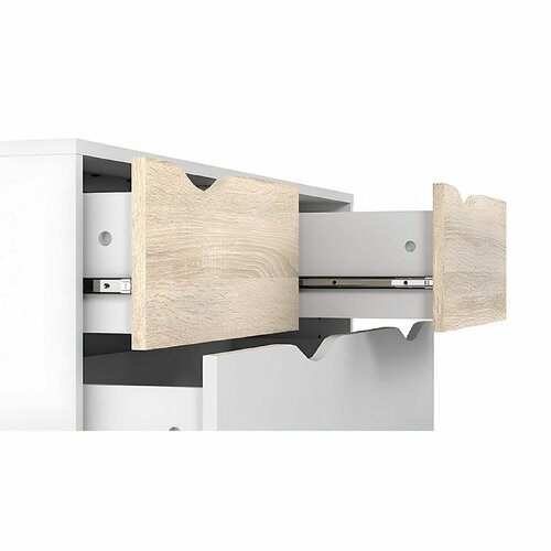 OSLO 75456 komód, fehér