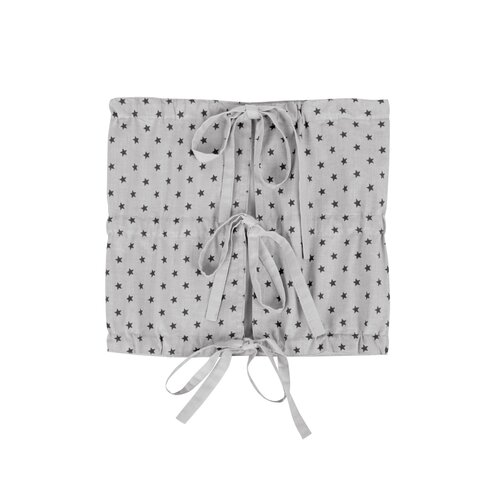 Bellatex Rożek dziecięcy Gwiazdki szary, 75 x 75 cm