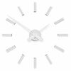 Future Time FT9600WH Modular white Designerski zegar naklejany, śr. 60 cm