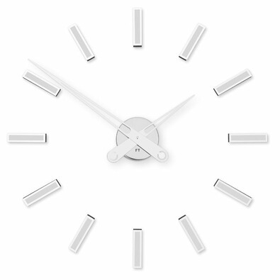 Future Time FT9600WH Modular white Designové samolepiace hodiny, pr. 60 cm