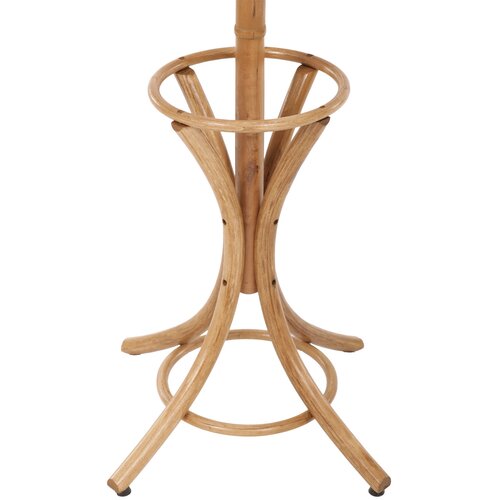 Leseni stojan za obešalnik, temen hrast, 52 x 186 cm