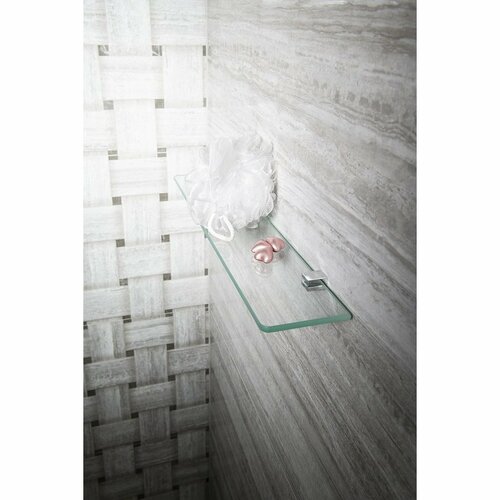 Halter für Glasablagen SAPHO XJ018 Asoffi 8 mm, Silber