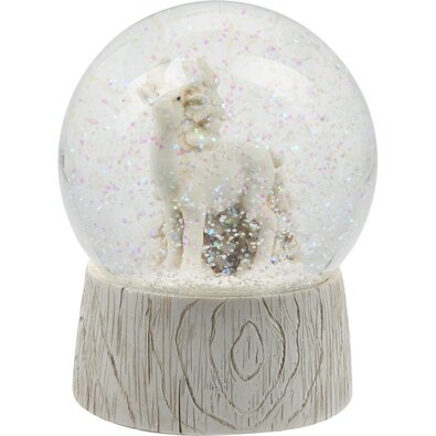 Glob de zăpadă cu LED Deer, 10 x 12,5 cm