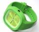 Silikónové hodinky, zelená