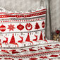 4Home Pościel z mikroflaneli Christmas Time czerwona, 140 x 220 cm, 70 x 90 cm