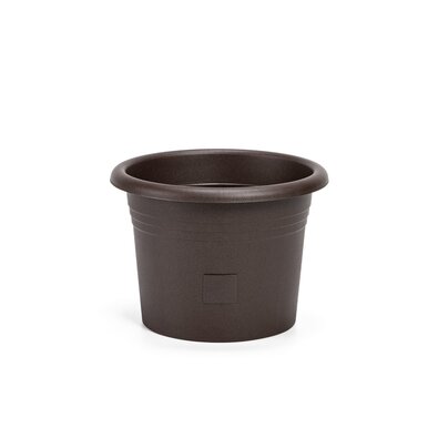 Plastia Selbstbewässernder Blumentopf Narza Durchmesser 35 cm, Schokolade
