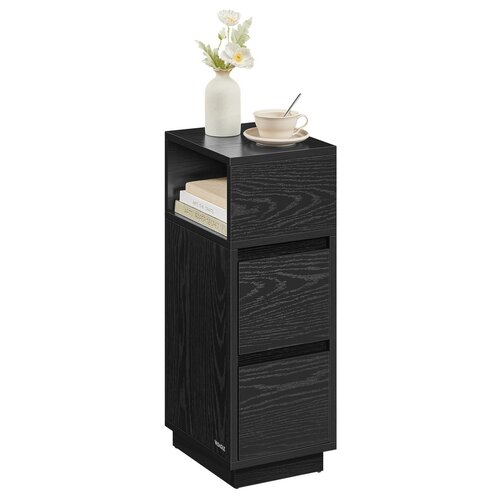 Beistelltisch E1065 BK, Schwarz