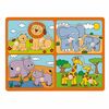 Woody Puzzle für die Kleinsten mit Griffen afrikanische Tiere