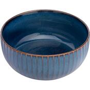 Altom Porcelánová miska Reactive Stripes modrá, 15 cm