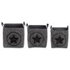 Set cutii decorative pentru depozitare Star, gri