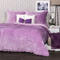 Lenjerie pat 1 pers  4Home microflanel mov deschis , 140 x 200 cm, 70 x 90 cm