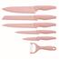Set de cuţite Berlinger Haus, 6 piese, Pastel Chef Line, roz