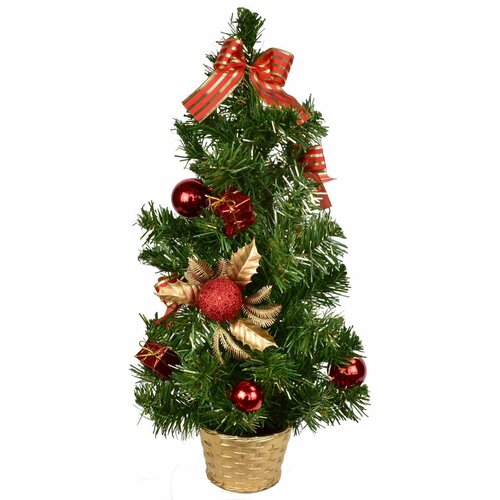 Božično okrašeno drevesce Caronia, 45 cm