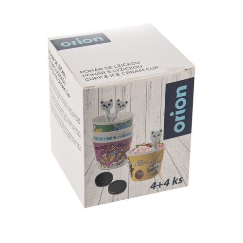 Orion 8-delni set skodelic s žličkom, 300 ml