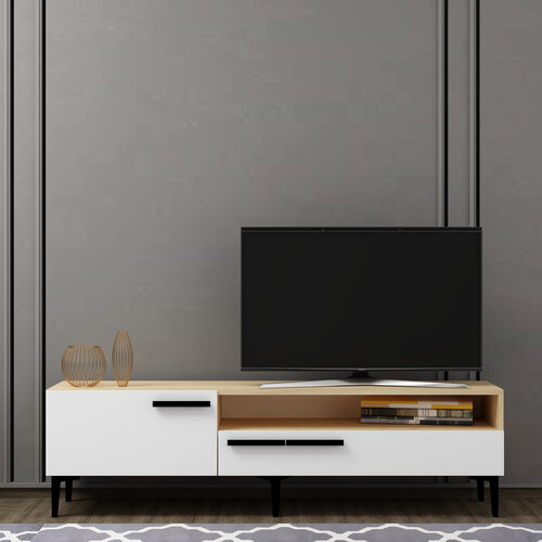 TV-Lowboard Zera White