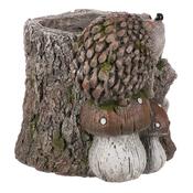 Ambalaj pentru flori, Butuc cu arici, 35 x 22 x 23 cm, MgO