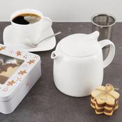 Orion Porcelánová čajová konvice Mona Musica s nerezovým filtrem, 0,65 l
