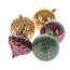 Weihnachtsschmuck-Set „London Mix“, 6 Stück, 8 cm, Kunststoff