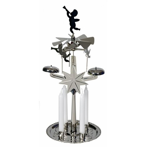 Angelska zvonjenje DE Luxe srebrna