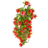 Floare artificială Hibiscus roşu, 40 cm