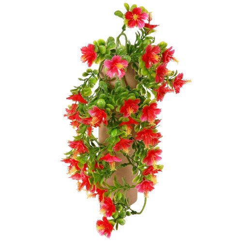 Művirág Hibiszkusz piros, 40 cm