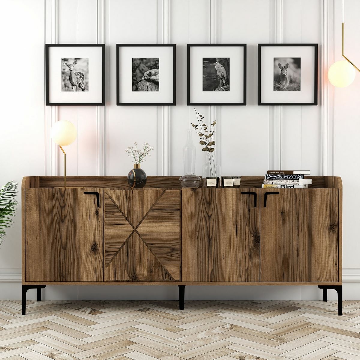 Skrinka Venedik Walnut