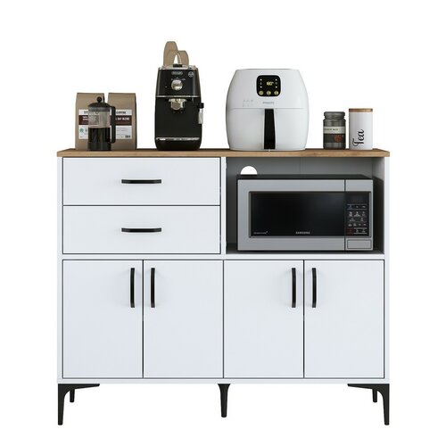 Szafa Jeby Walnut and White