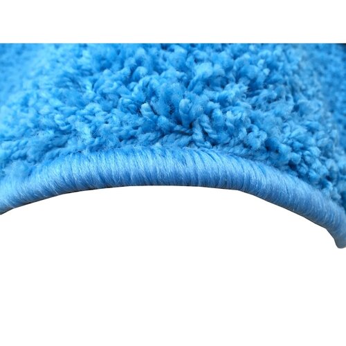 Kusový koberec Color shaggy modrá, 120 cm