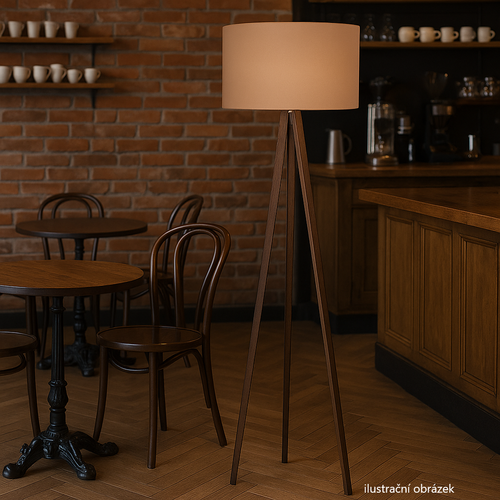 Stojací lampa AYD - 2227 Brown