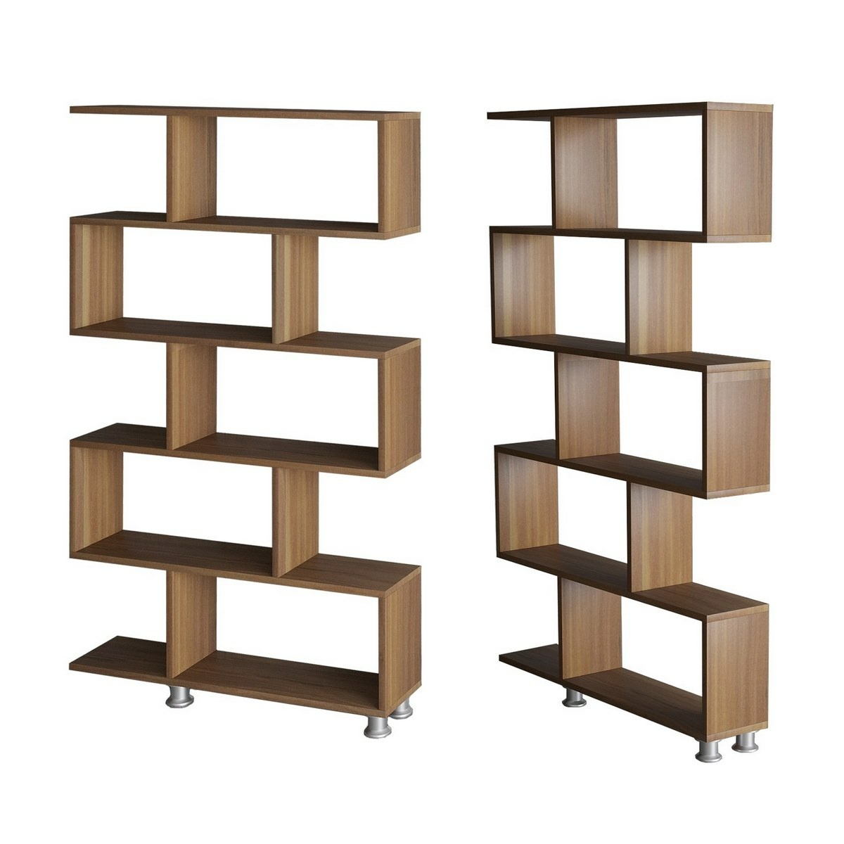 Nilu Walnut könyvespolc