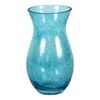 Váza sklenená modrá 10 x 18 cm