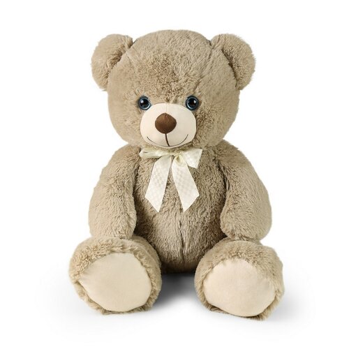 Rappa Großer Plüschbär Harvey Cappuccino mit Etikett, 78 cm