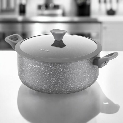 Florina Aluminijev lonec s pokrovom MateuszGessler, 28 cm, 6,9 l