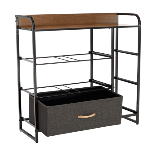 Komoda z szufladami z tkaniny HAZEL TYP 3, brązowy