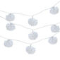 Světelný LED řetěz bílé květy
