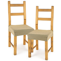 4Home Мультиеластичний чохол на сидіння стільця Comfort бежевий, 40 - 50 см, комплект 2 шт.