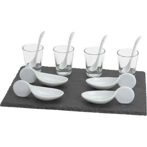 Set de servire pentru gustări EH 13 buc ,spoon