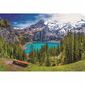 Trefl Puzzle Oeschinen tó, Alpok 1500 darab