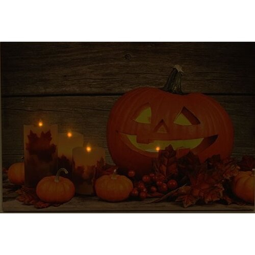 LED Obraz na plátne Pumpkin, 60 x 40 cm