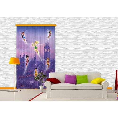 Dětský závěs Víla Zvonilka Fairies, 140 x 245 cm