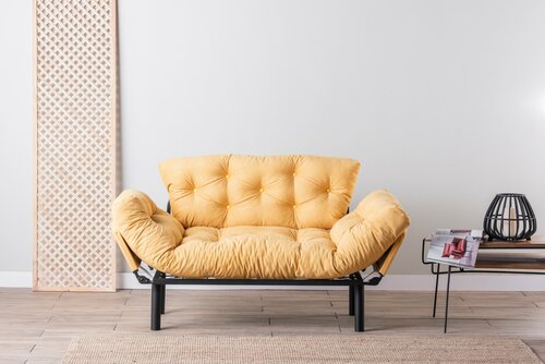 Klappsofa Nitta Mustard