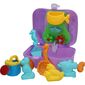 Set de jucării de nisip în cutie, 7 buc, violet