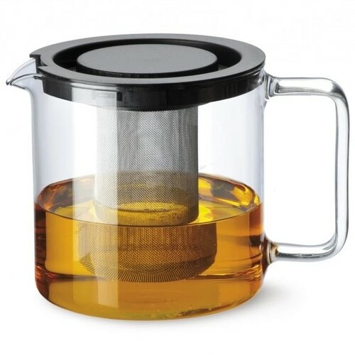 Ceainic din sticlă cu filtru din oțelinoxidabil Simax From, 1,3 l