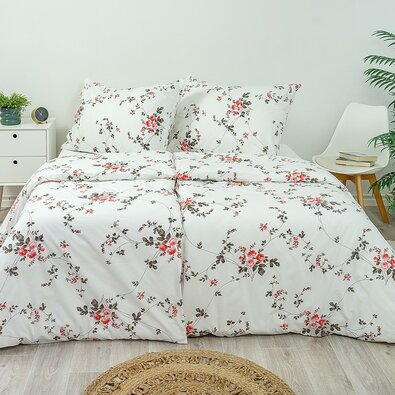 Stanex Крепова постільна білизна Mia чайова, 140 x 220 см, 70 x 90 см