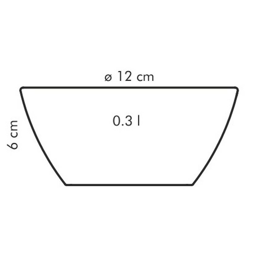 Tescoma Porcelánová miska Crema 12 cm, 300 ml - thumb (1)