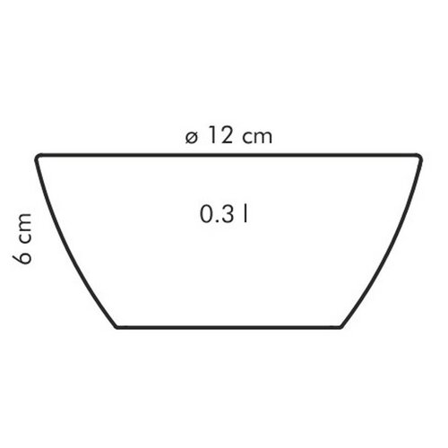 Tescoma Bol din porțelan Crema 12 cm, 300 ml