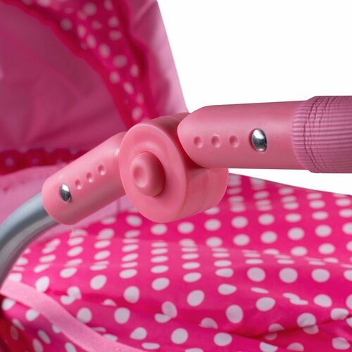PlayTo Multifunkční kočárek pro panenky Jasmínka , světle růžová