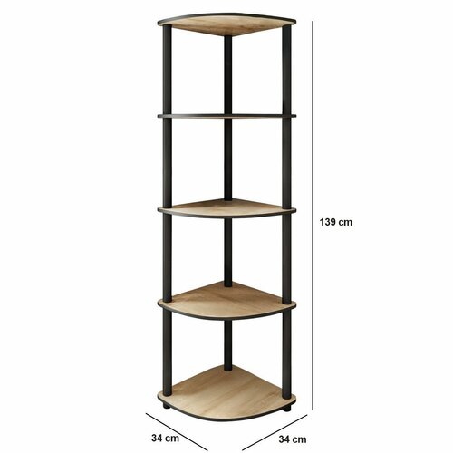 Regal Corner Oak, 5 Regalböden
