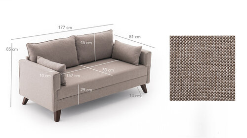 Sofa Bella 2 Cream